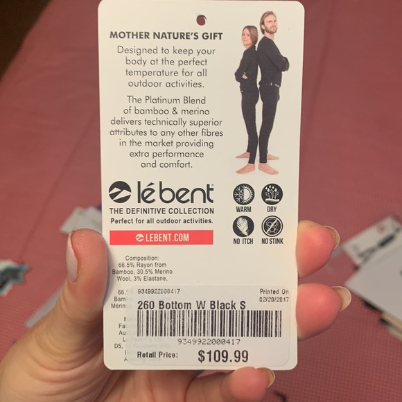 Le bent womens ski base layer - Picture 8 of 8